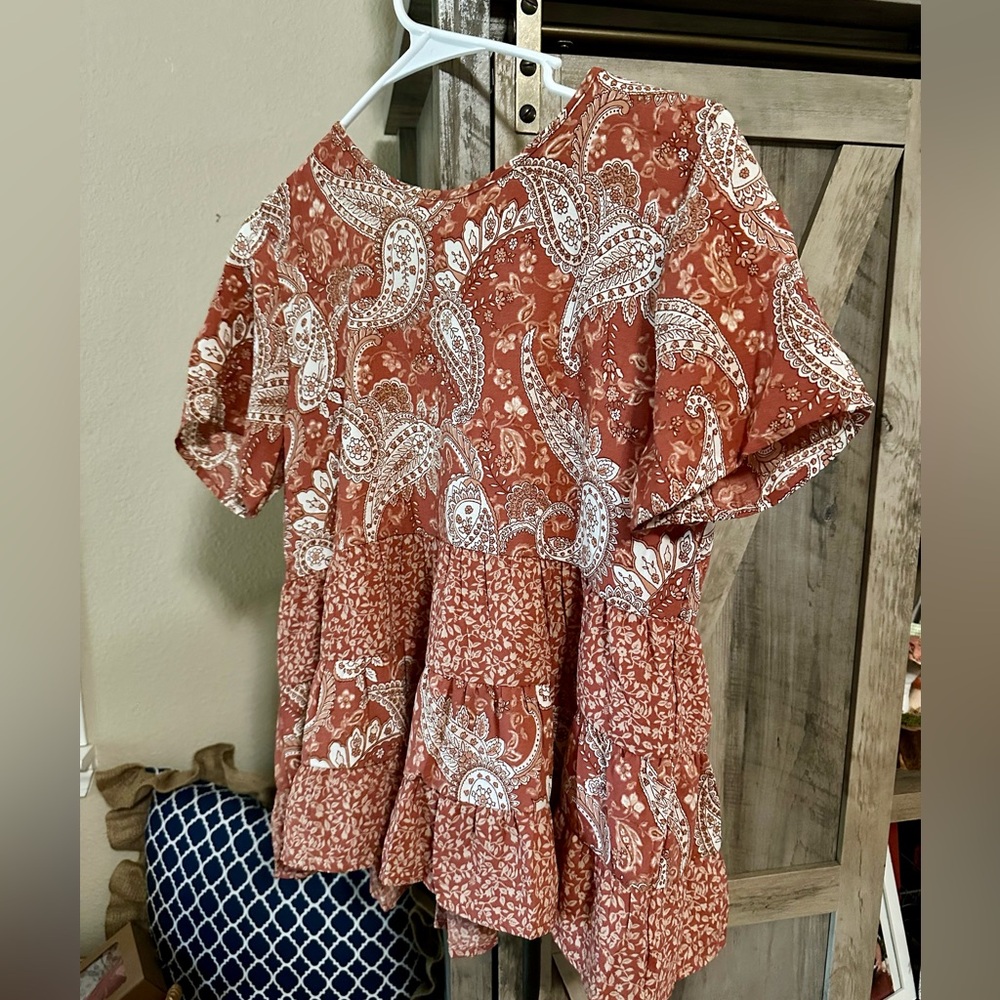 Fall Paisley Blouse